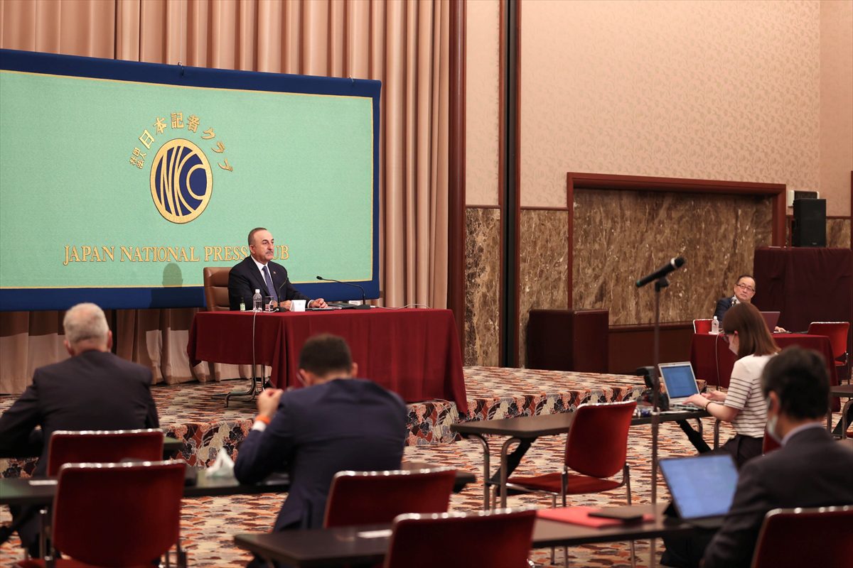 Dışişleri Bakanı Çavuşoğlu, Japonya Ulusal Basın Kulübü'nde konuştu: (1)