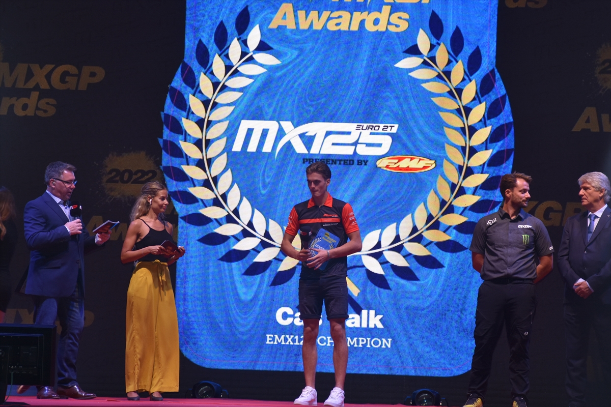 Dünya Motokros Şampiyonası'nın final etabı sonrası ödül töreni yapıldı