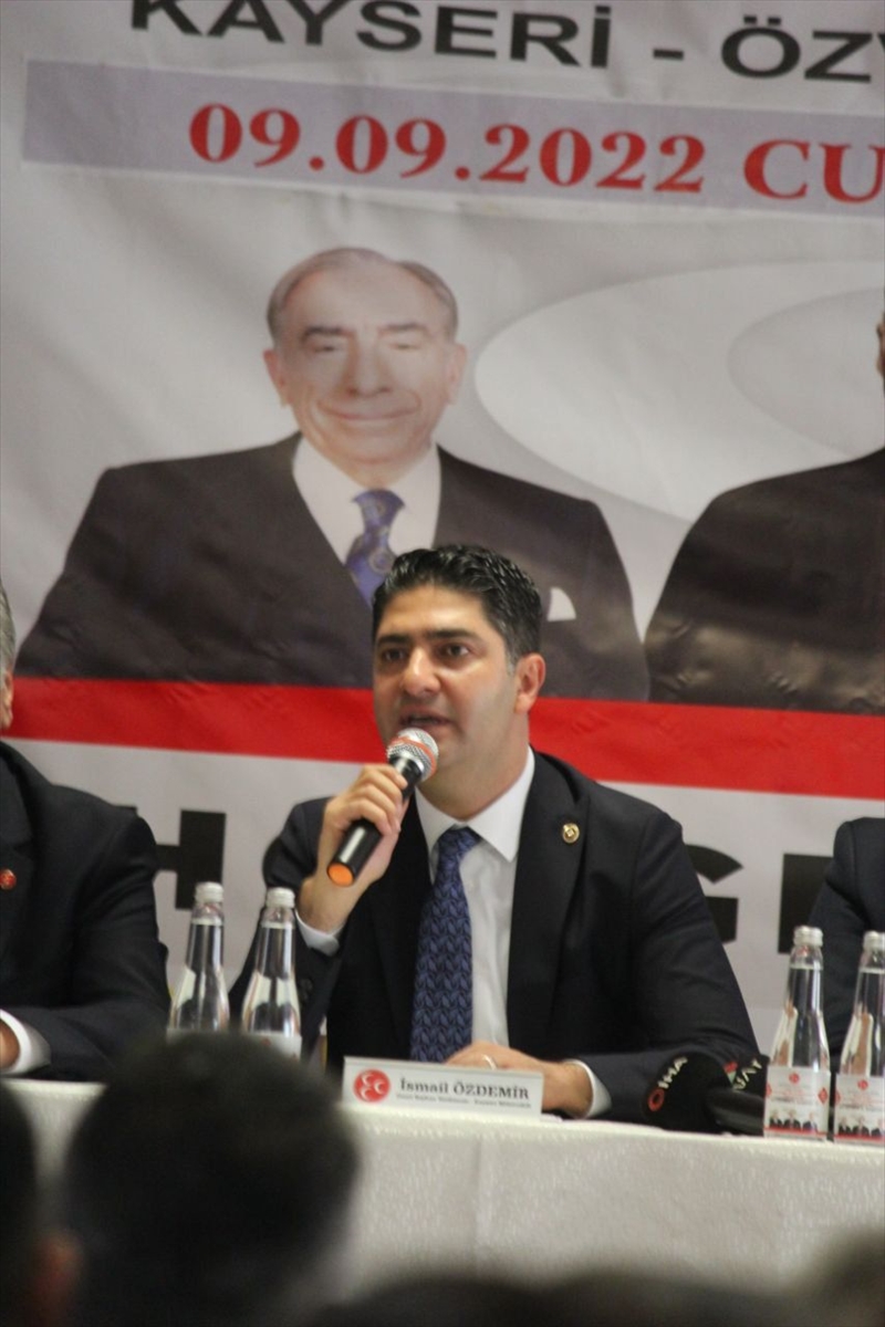 MHP'li Özdemir, Kayseri'de “Adım Adım 2023” programında konuştu: