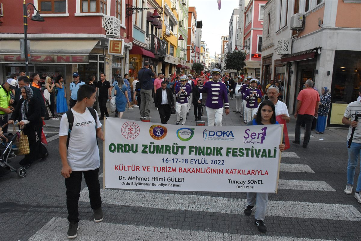 Ordu'da, Zümrüt Fındık Festivali başladı