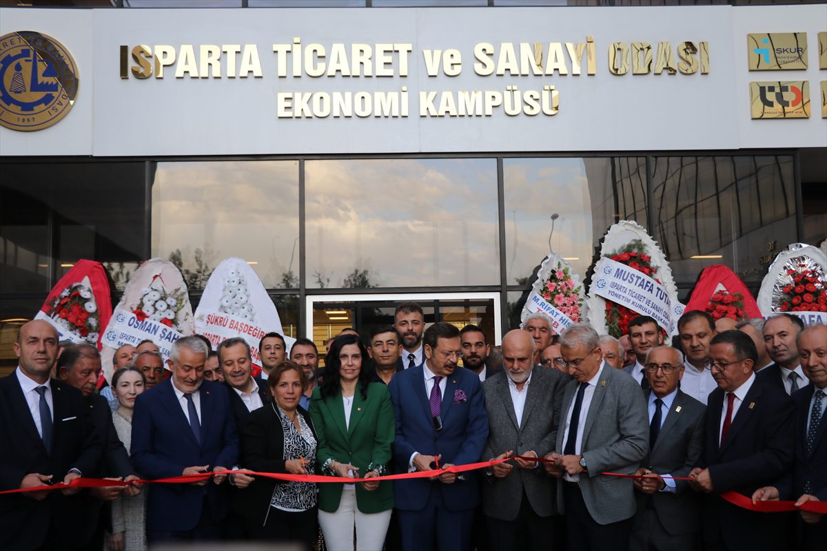 TOBB Başkanı Hisarcıklıoğlu, Isparta'da açılış töreninde konuştu: