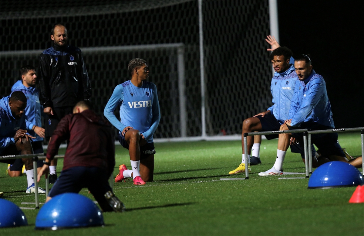 Trabzonspor, Ferencvaros maçının hazırlıklarına başladı