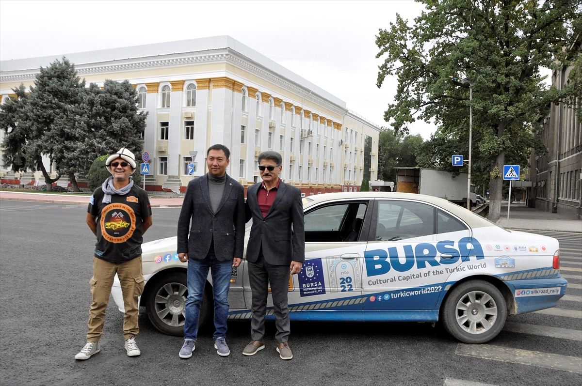 “Tuna'dan Orhun'a İpek Yolu Rallisi”ne katılan ekiplerin son durağı Kırgızistan oldu