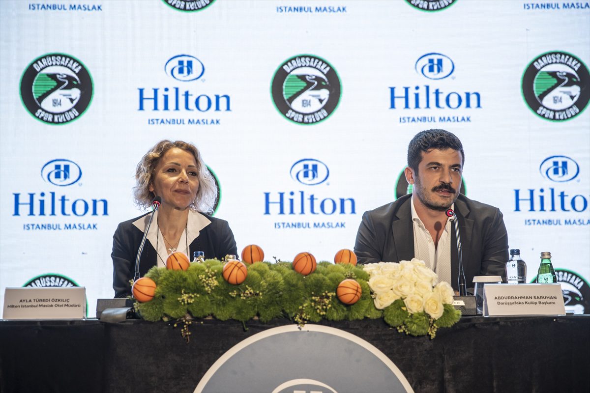 Darüşşafaka Basketbol Takımı ile Hilton İstanbul Maslak arasındaki sponsorluk anlaşması