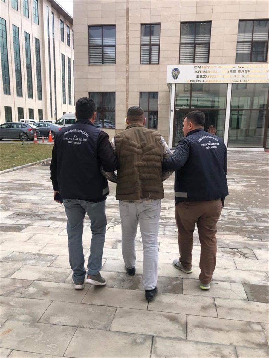 Erzurum'da 34 düzensiz göçmen yakalandı