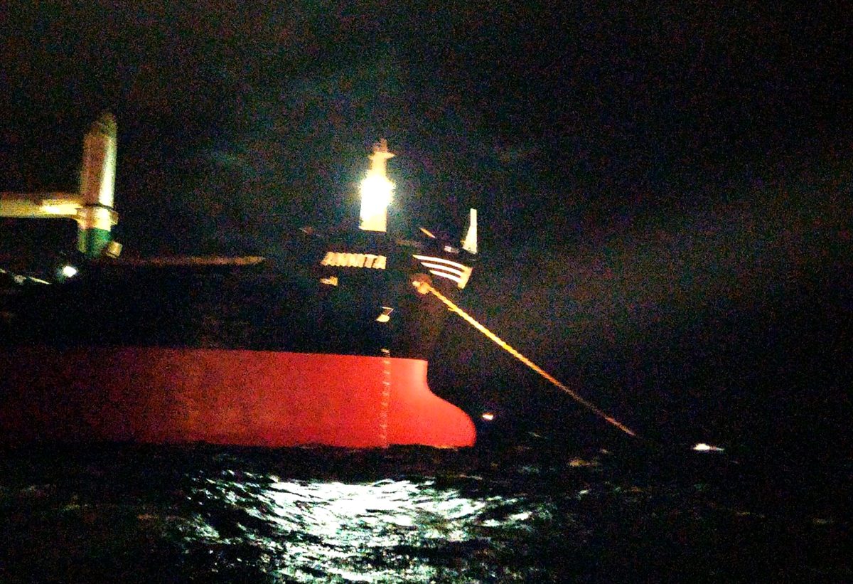 İstanbul Boğazı'nda gemi trafiği, arızalanan gemi dolayısıyla askıya alındı