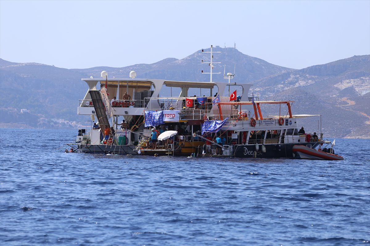 Serbest Dalış Dünya Şampiyonası'nda yarışlar olumsuz hava şartları nedeniyle iptal edildi