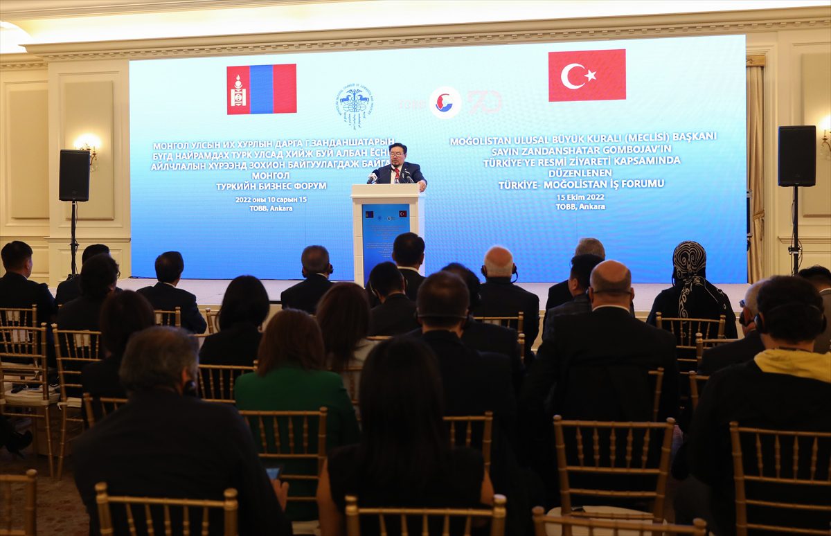 Türkiye-Moğolistan İş Forumu Ankara'da gerçekleştirildi