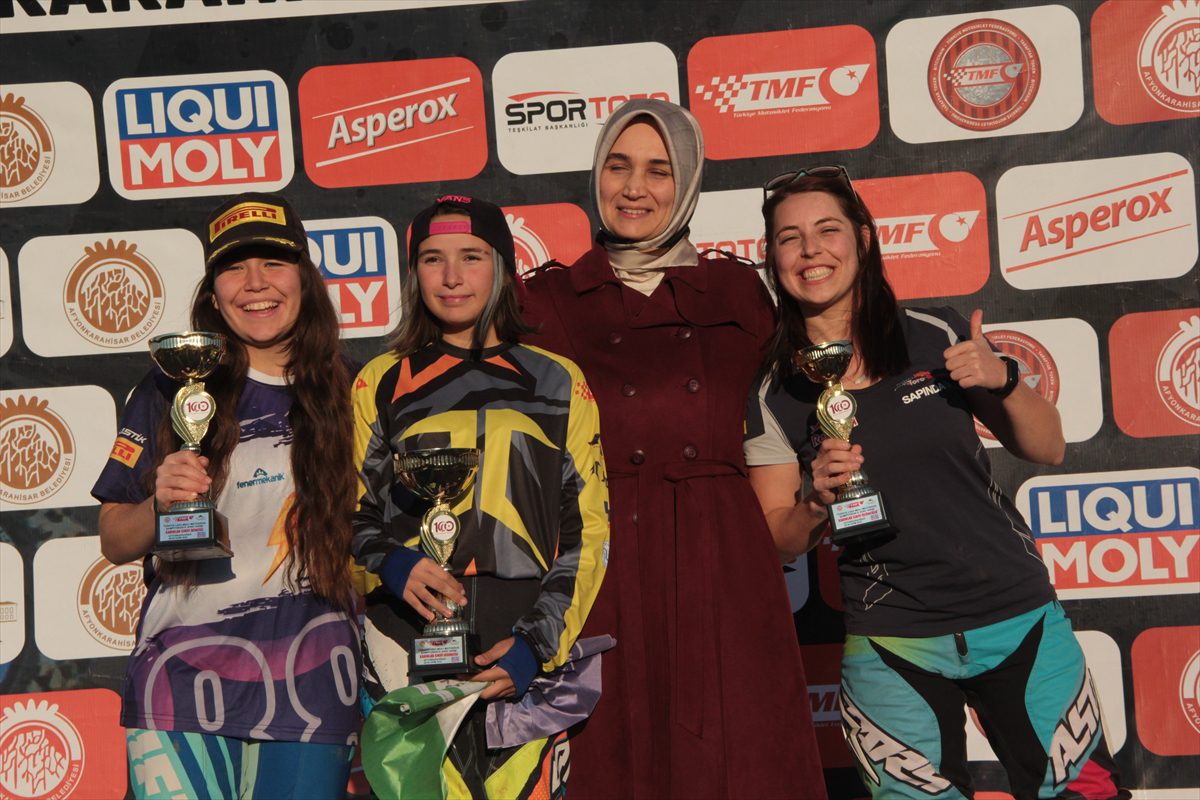 Türkiye Motokros Şampiyonası'nın final yarışları Afyonkarahisar'da tamamlandı