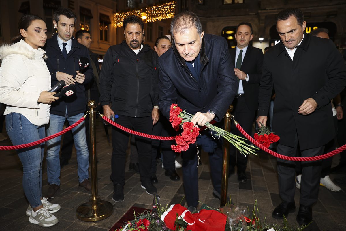 AK Parti Sözcüsü Çelik, İstiklal Caddesi'nde açıklama yaptı: