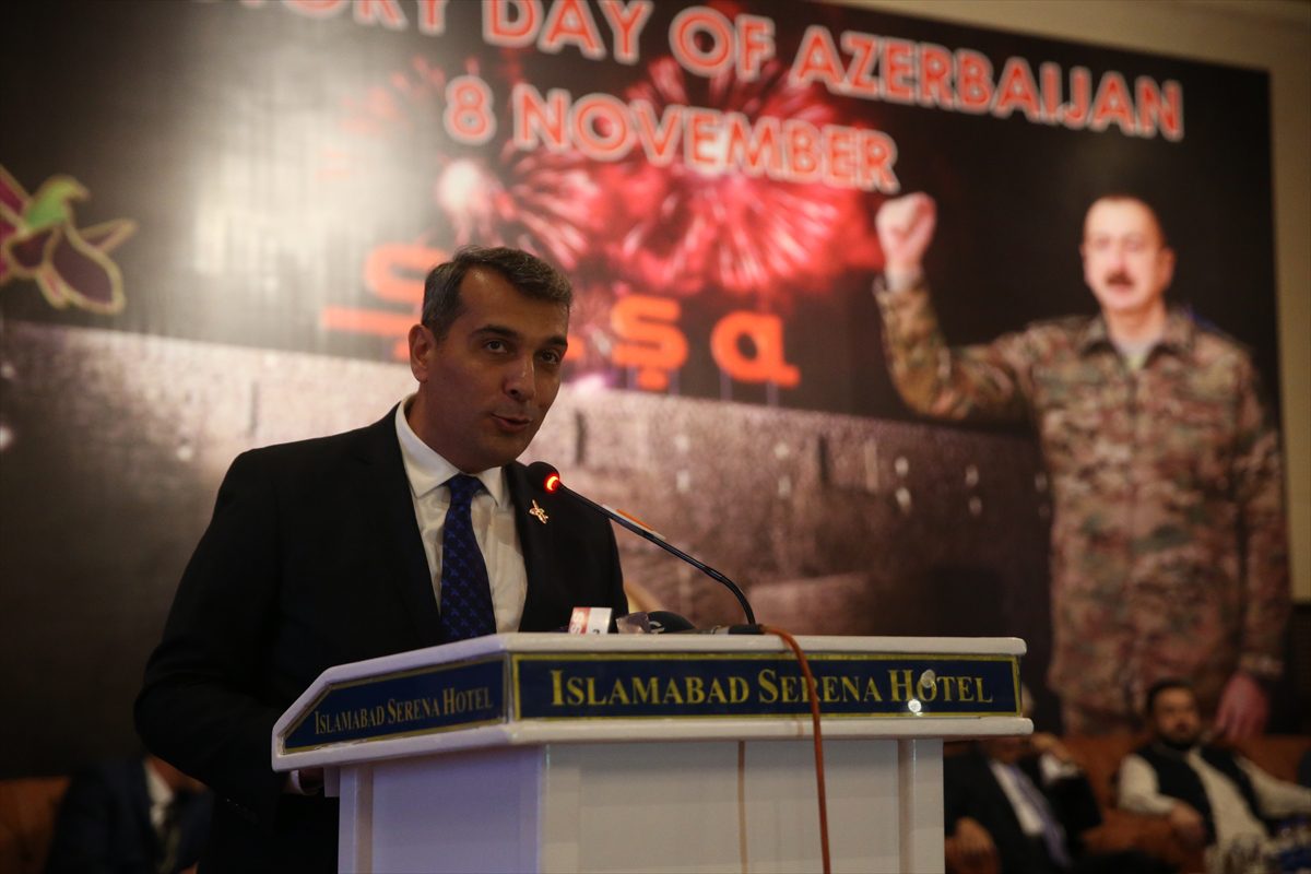 Azerbaycan'ın İslamabad Büyükelçiliğinde, Karabağ Zaferi'nin 2. yılı kutlandı