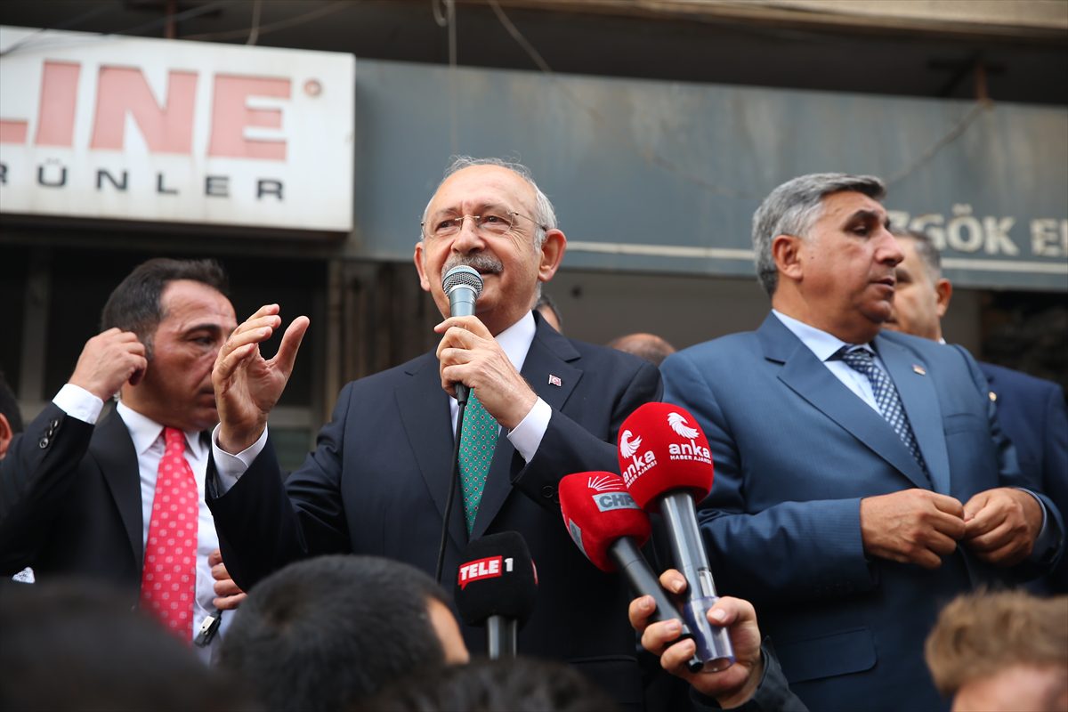 CHP Genel Başkanı Kemal Kılıçdaroğlu, Kilis'te vatandaşlara seslendi: