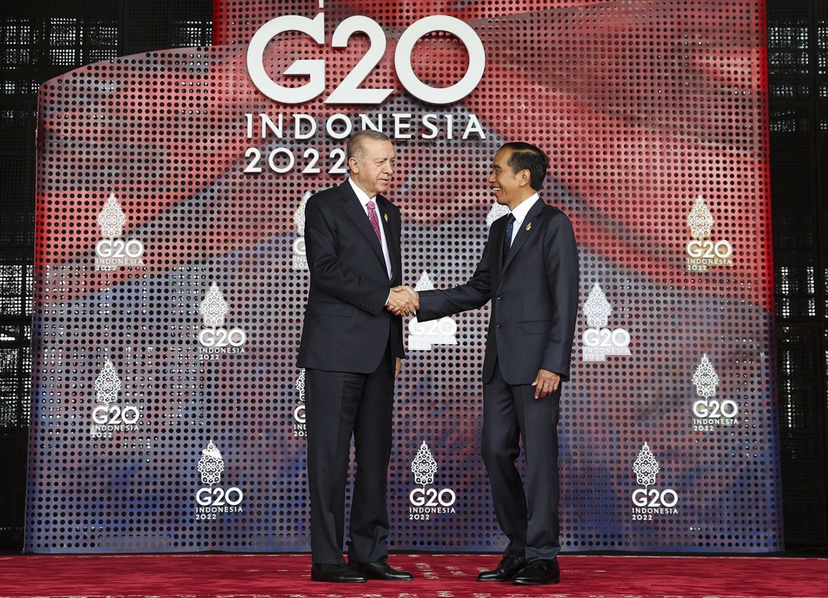 Cumhurbaşkanı Erdoğan, Bali'deki G20 Liderler Zirvesi resmi karşılama törenine katıldı