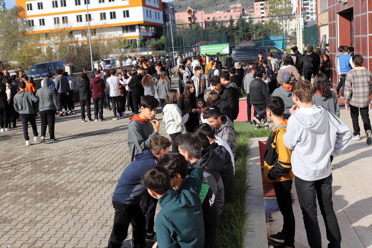 Ordu'da lise kantininde çıkan yangın söndürüldü