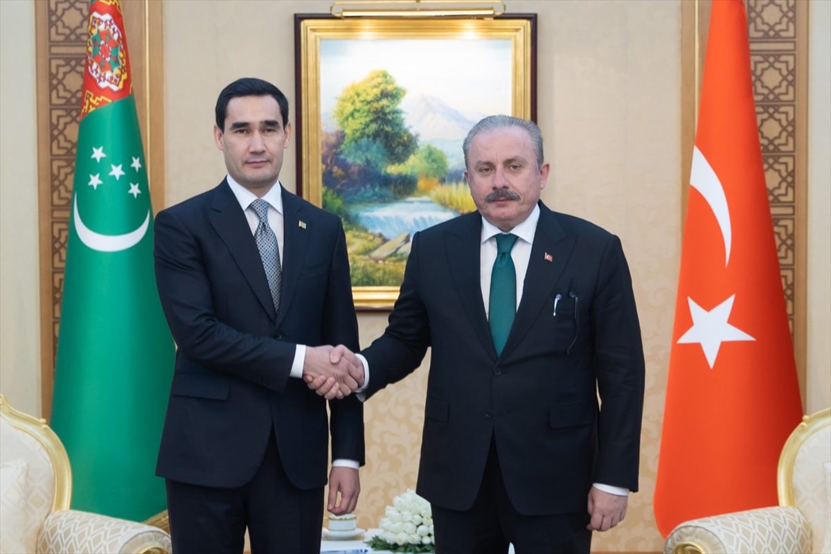 Türkmenistan Devlet Başkanı Berdimuhamedov, TBMM Başkanı Şentop ile görüştü