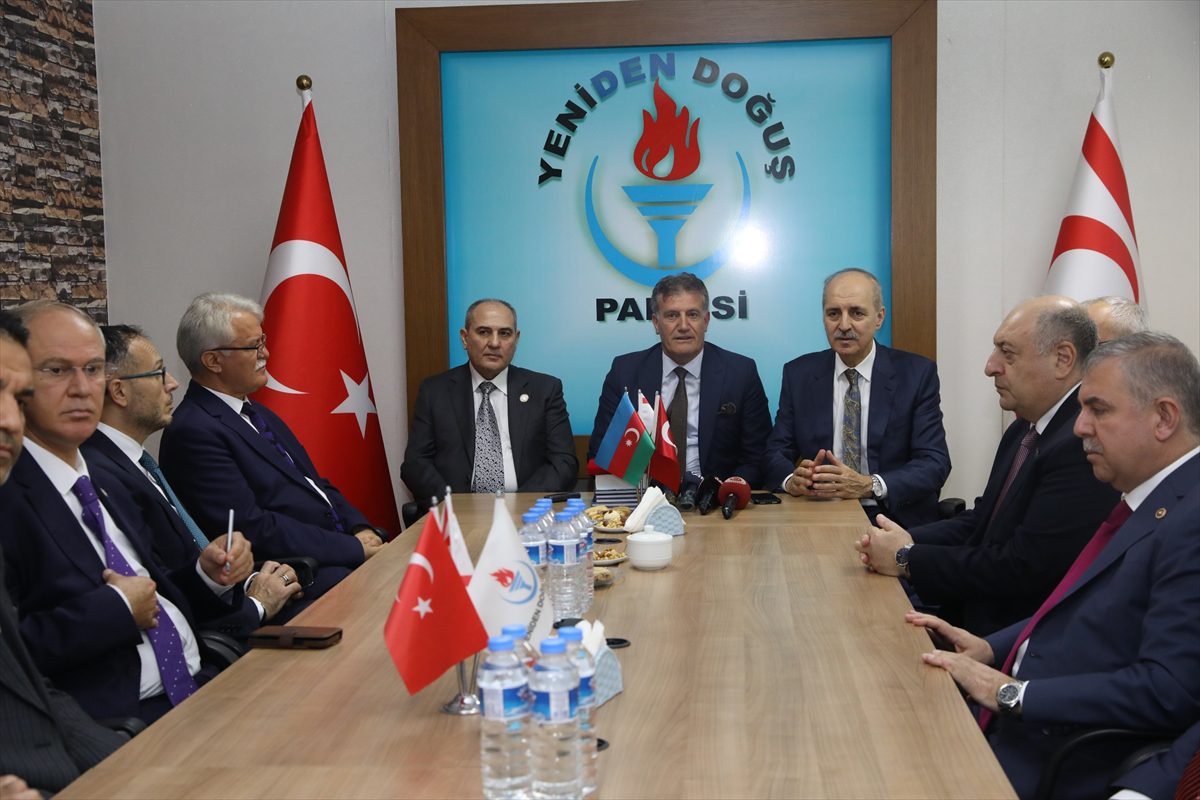 KKTC Cumhurbaşkanı Tatar, AK Partili Kurtulmuş ve Yeni Azerbaycan Partili Budagov'u kabul etti
