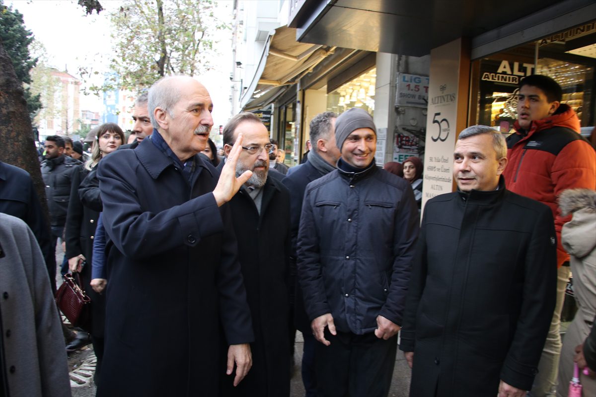AK Parti Genel Başkanvekili Kurtulmuş, Tekirdağ'da esnafı ziyaret etti