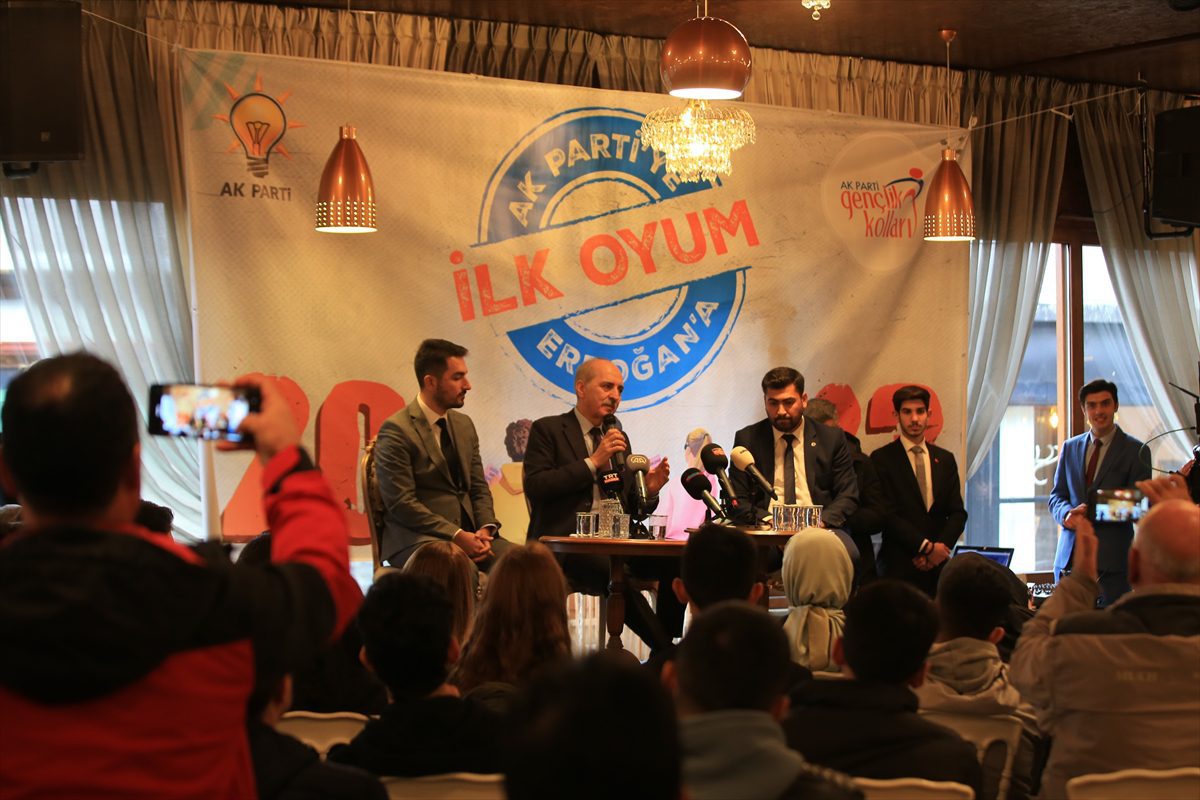 AK Parti Genel Başkanvekili Numan Kurtulmuş, Tekirdağ'da gençlerle buluştu: