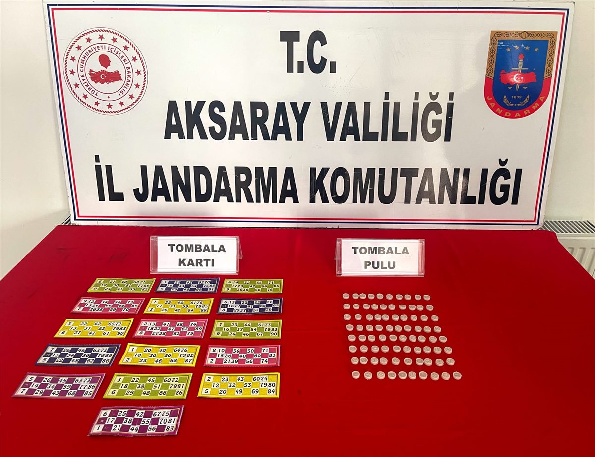 Aksaray'da kumar oynayan 26 kişiye 26 bin lira ceza uygulandı