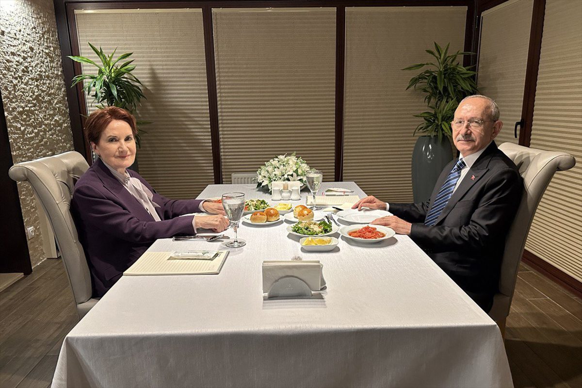 CHP Genel Başkanı Kılıçdaroğlu, İYİ Parti Genel Başkanı Akşener ile görüştü
