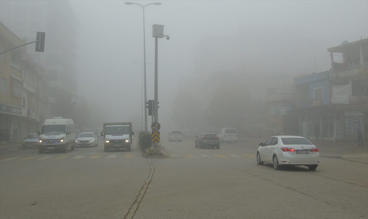 Gaziantep'te sis etkili oldu