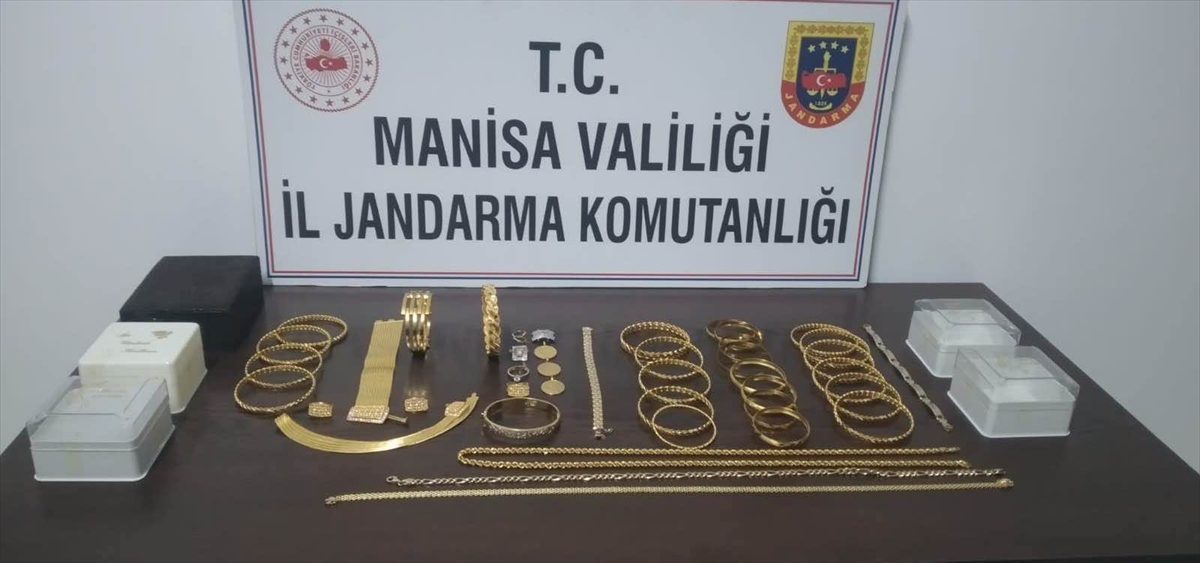 Manisa'da nakit para ve altın çalan şüpheli tutuklandı