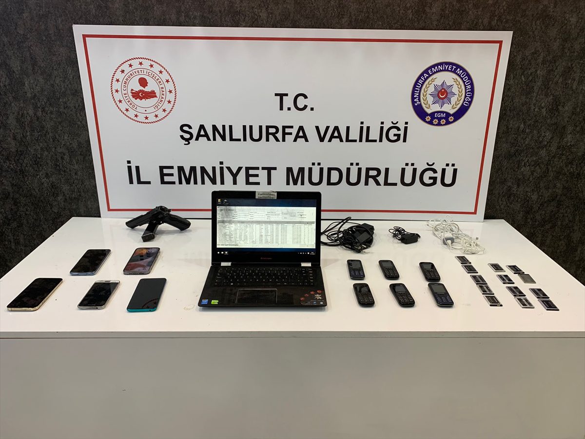 Şanlıurfa'da telefon dolandırıcılığı operasyonunda yakalanan 3 zanlı tutuklandı