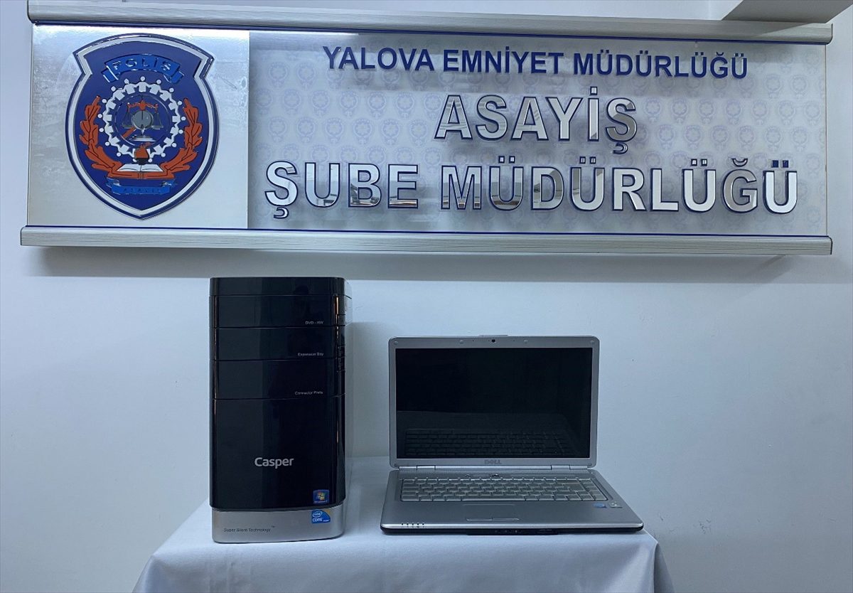 Yalova'da bir kurumdan hırsızlık yapan 4 şüpheli 45 kamera incelenerek yakalandı