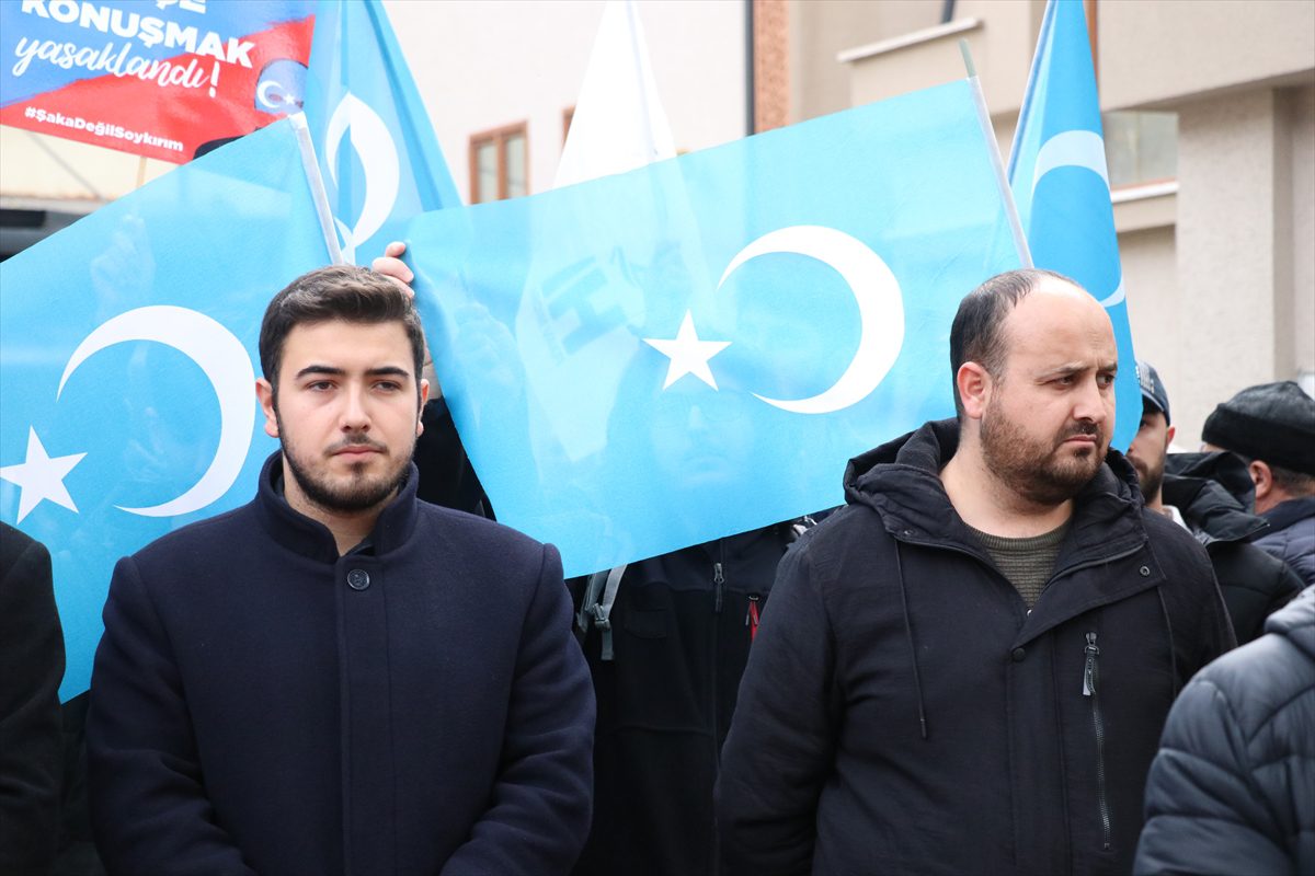 Çin'in Sincan Uygur Özerk Bölgesi politikaları Trakya'da protesto edildi