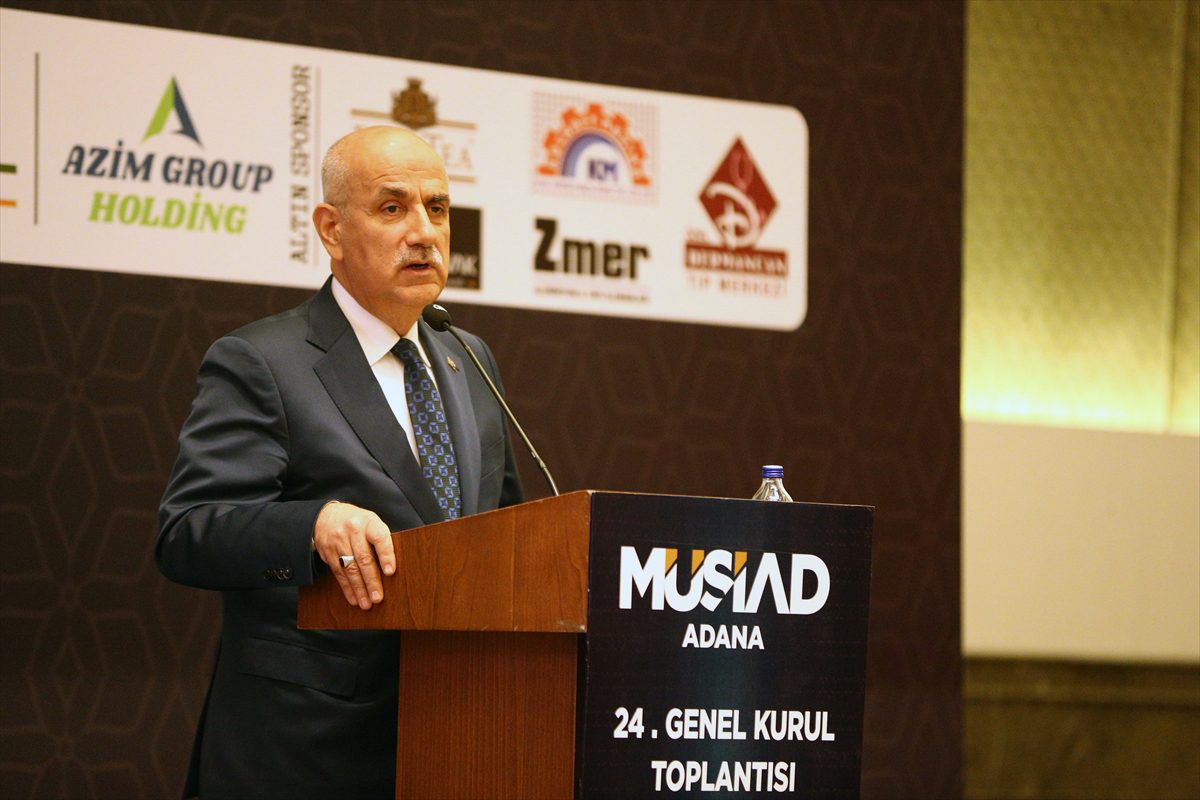 Tarım ve Orman Bakanı Kirişci, MÜSİAD Adana Şubesi Genel Kurulu'nda konuştu: