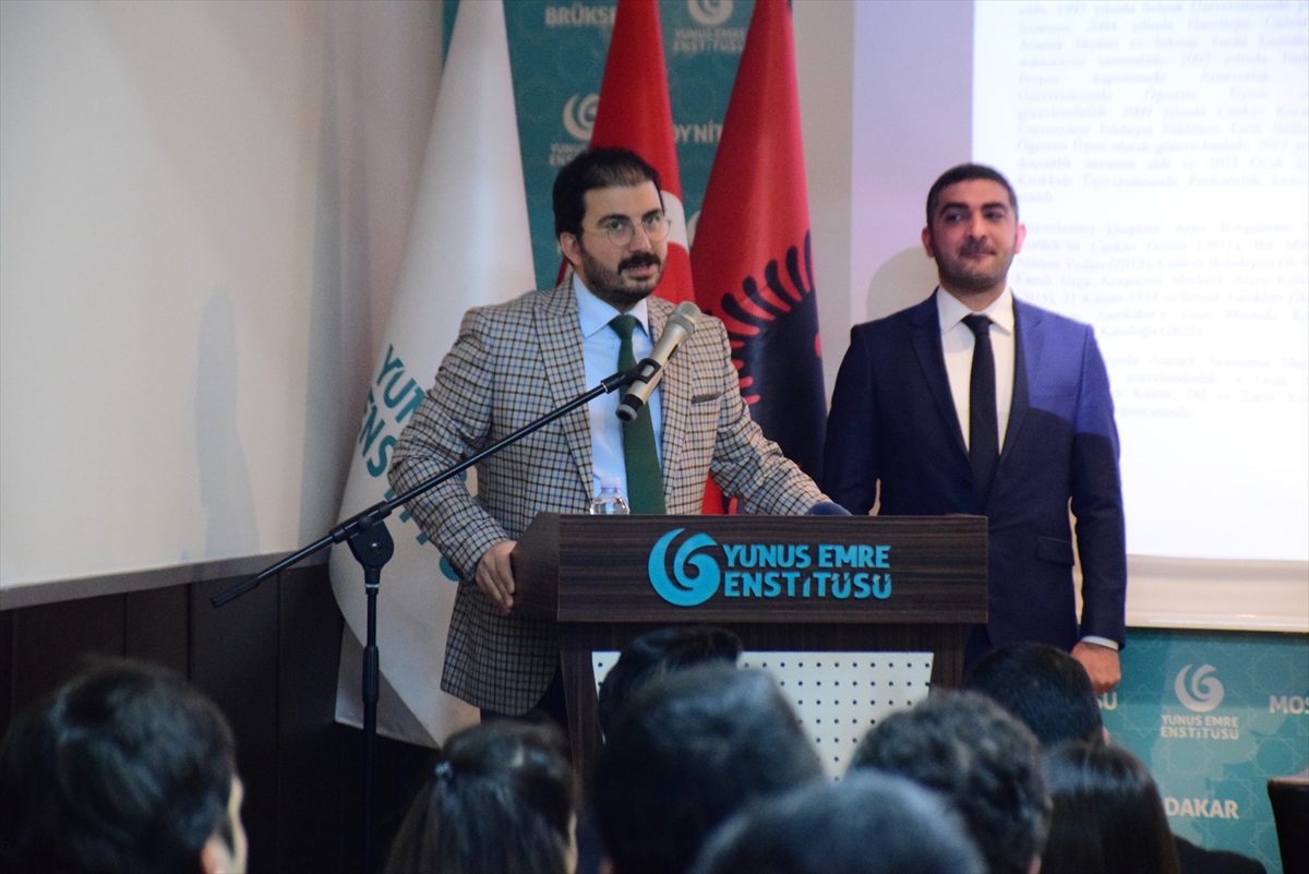 Tiran'da “Türkiye-Arnavutluk Diplomatik İlişkilerinin 100. Yılında Kültür, Dil ve Tarih” söyleşisi