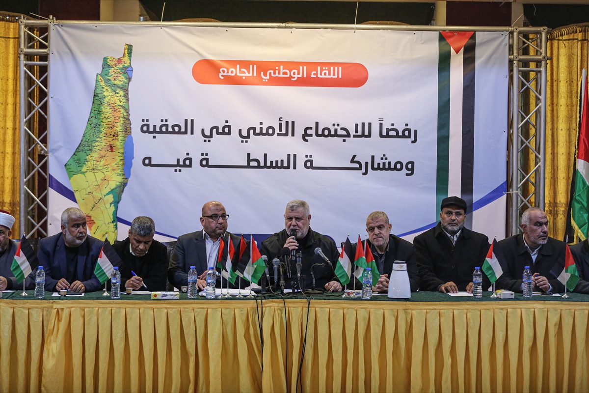 Filistinli gruplardan Akabe’deki güvenlik toplantısına resmi düzeyde katılıma tepki