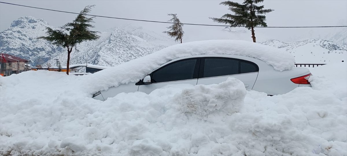 Şırnak'ta kar nedeniyle 30 yerleşim yerinin yolu ulaşıma kapandı