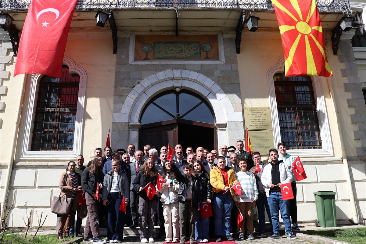 Atatürk, mezun olduğu Kuzey Makedoya'daki Manastır Askeri İdadisi'nde anıldı