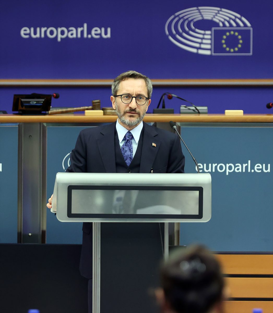 Cumhurbaşkanlığı İletişim Başkanı Altun, Avrupa Parlamentosu'nda konuştu: