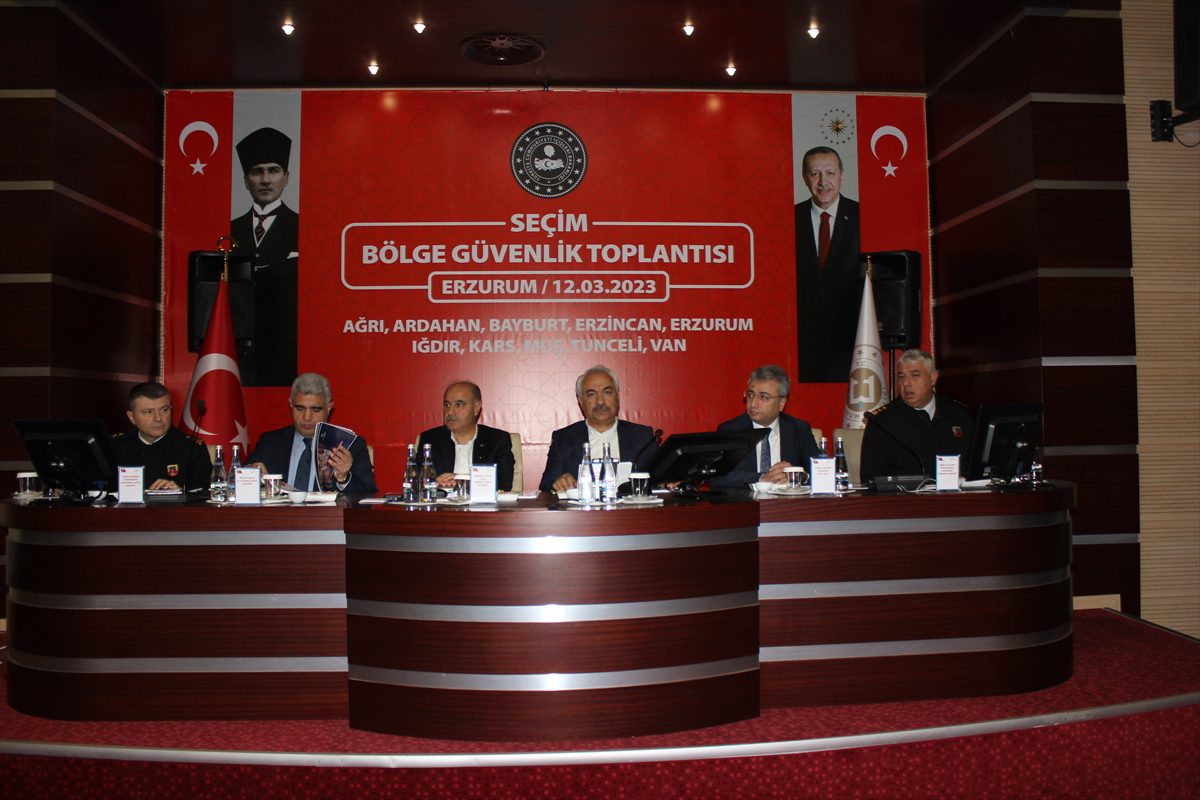 İçişleri Bakan Yardımcısı Ersoy, Erzurum'da “Seçim Bölge Güvenlik Toplantısı”nda konuştu: