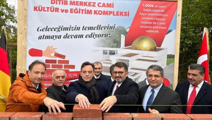 Solingen DİTİB Merkez Camii Eğitim ve Kültür Merkezi’nin temeli atıldı